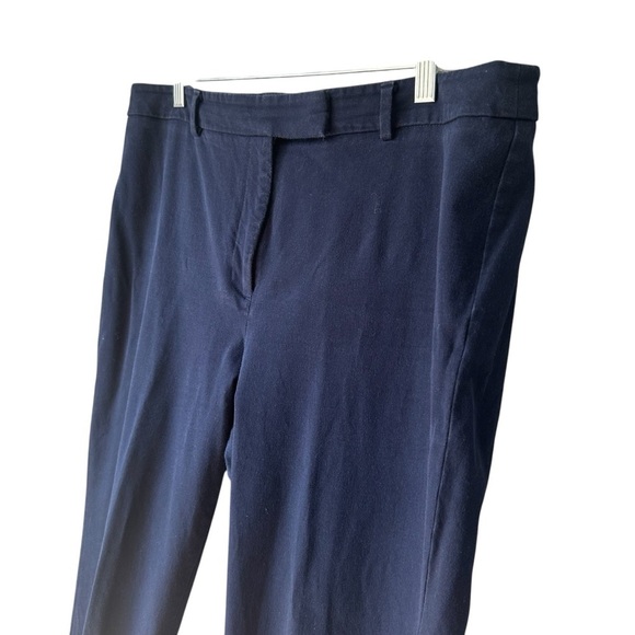 Talbots Navy High-Waist Straight Leg Pant, size 14 - Picture 3 of 5